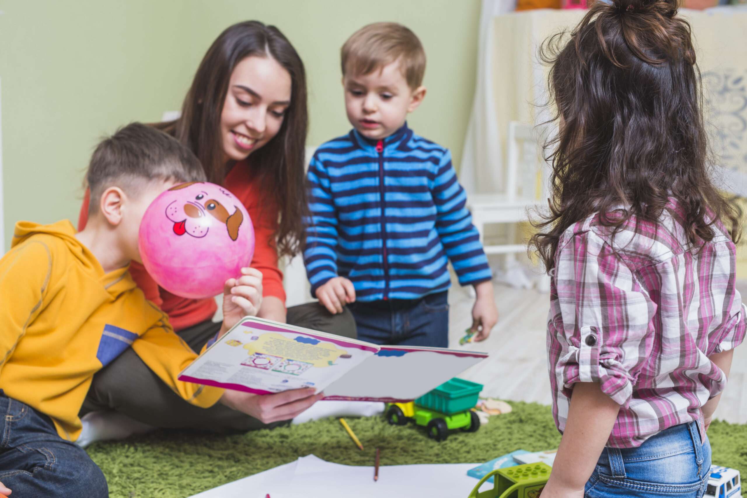 woman reading stories children scaled